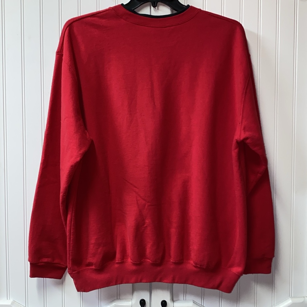 Y2K Black Cat Sweatshirt 2XL Goth Vintage Velour Cat Lover 2000s Granny - Picture 3 of 5